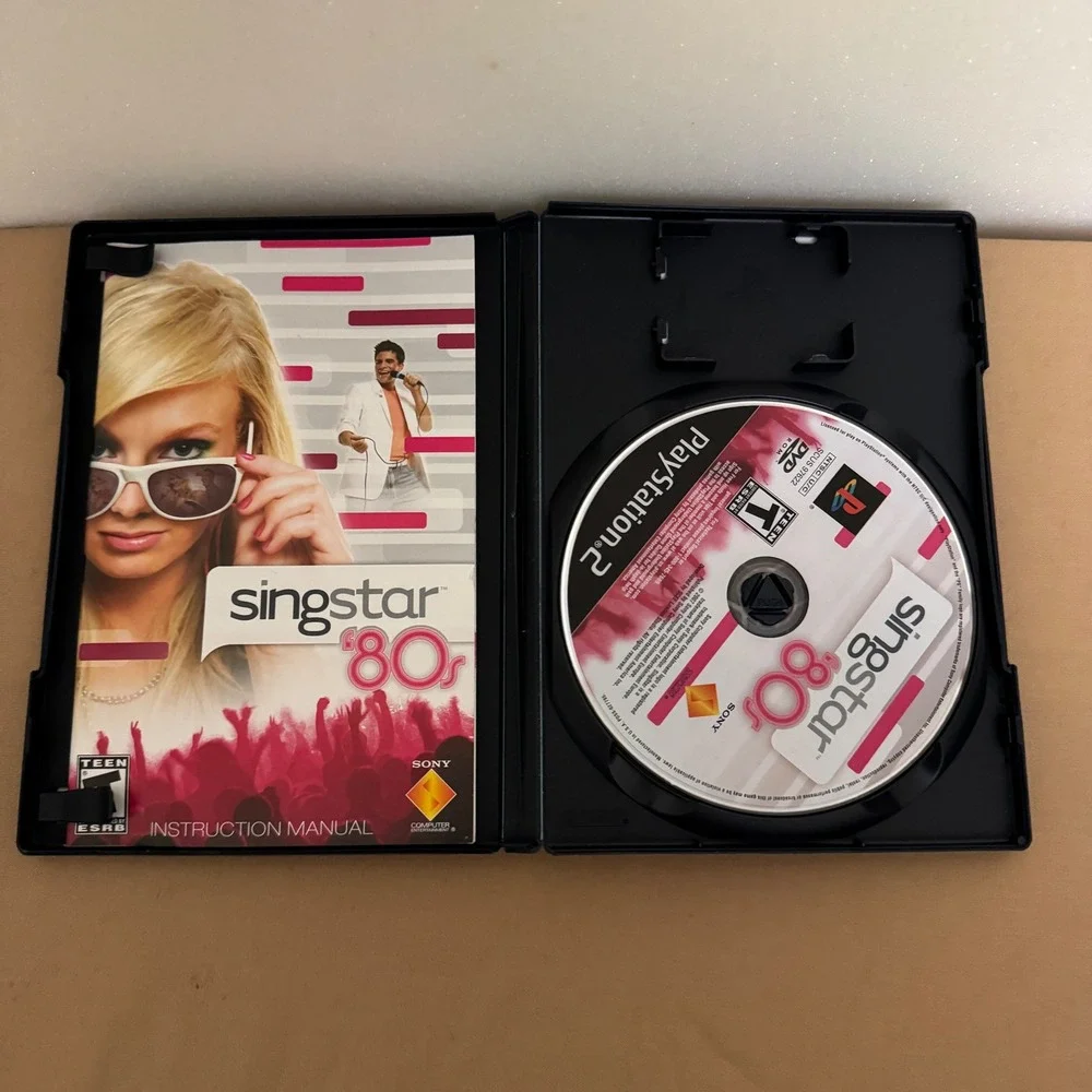 PlayStation 2 Singstar‎ 80s Game with Disc and Case - Picture 3 of 4